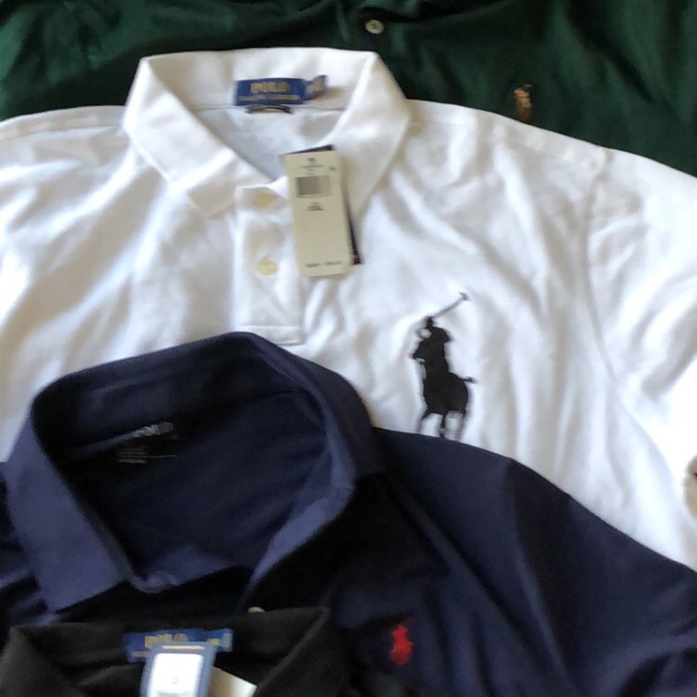 Ralph Lauren and Nike apparel..